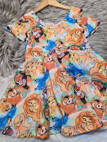 Lion 4 SHORT dress - longer then peplum/shorter then dress